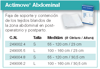 Actimove abdominal