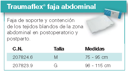Traumaflex faja abdominal