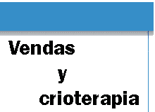 Vendas y crioterapia